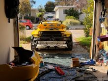 Both mounts replaced, now reassembling the bumper / lights. spoiler...

