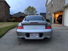 Exhaust tips are sitting too high