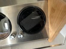 Watch Winder Smith, attempt to show small scratch in plexiglass. This photo makes it look much worse than it is.