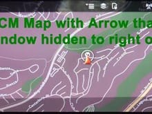 PCM Map with Arrow that does work. Window hidden.