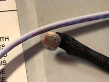 Carefully bend the photo diode wires to make it roughly a right angle