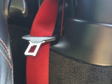 986 Guards Red Seat Belt