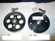 GT3 vs RS pulley