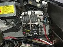 power distribution panel for PS pump and fuel pumps 