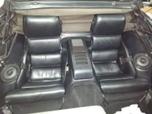 Rear 2-way Focals and center console with amp inside