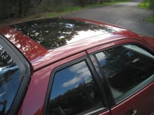 Saratoga Glass Roof (also includes original painted roof panel)