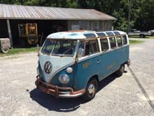 65' 21Window Bus that I'm restoring for my wife...