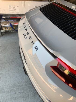 Exterior Body Parts - OEM Sport Design rear spoiler for 991.2 - Used - All Years  All Models - Manhasset, NY 11030, United States
