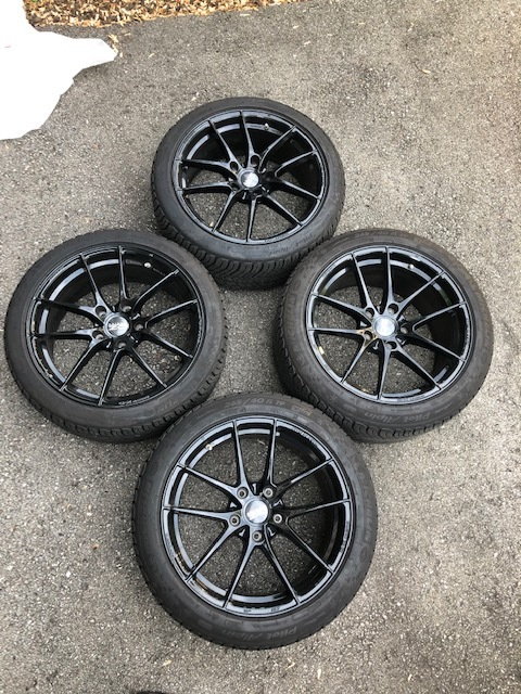 Wheels and Tires/Axles - 19" Cayman/Boxster Winter Wheel/Tire Package (OZ Leggera/Michelin Alpin) - Used - 2012 to 2019 Porsche Cayman - Louisville, KY 40207, United States