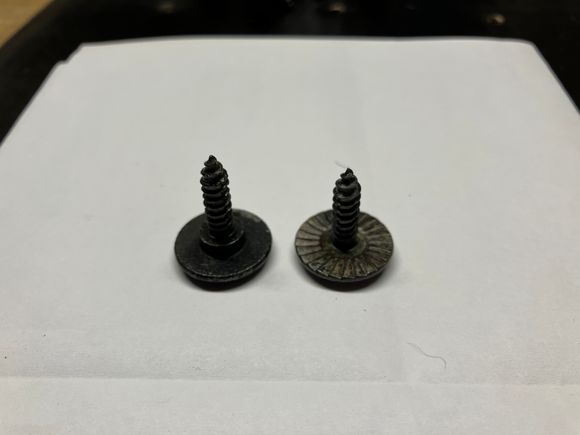 Need some help with these belly pan screws. I was wondering where the ones with the teeth (T25) are used? I was removing my belly pans and noticed that the screws with the shoulders (T27) on them were being used where panels overlapped (made sense) but I also found the ones with teeth there? I probably have already answered my own questions but I wondered if each were used in specific areas? Thanks