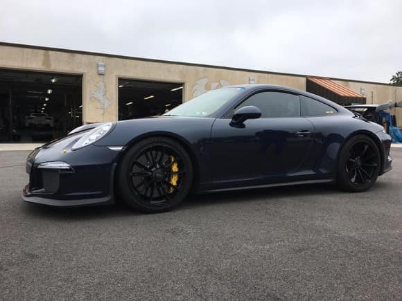 This 991 GT3 is running our Race Headers and Valved Side Muffler Bypass Pipes with factory Center Muffler. By far the best setup I have heard on the GT3s.