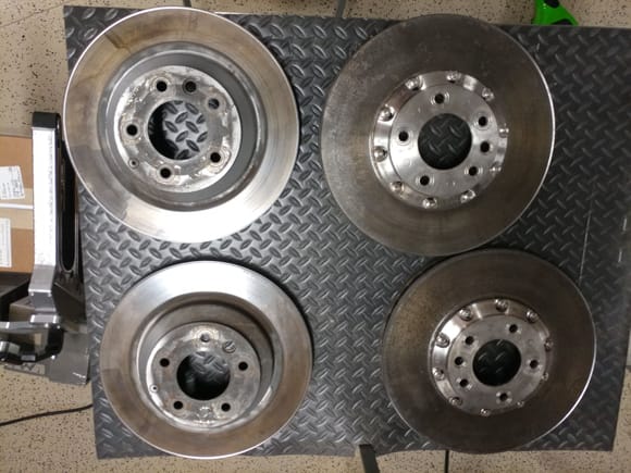 Rotors Cleaned up too - outsides