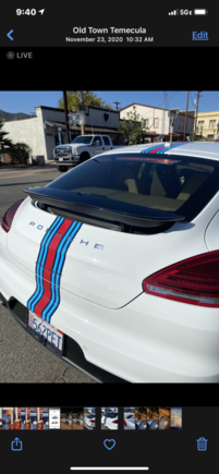 Martini strips on my Panamera 