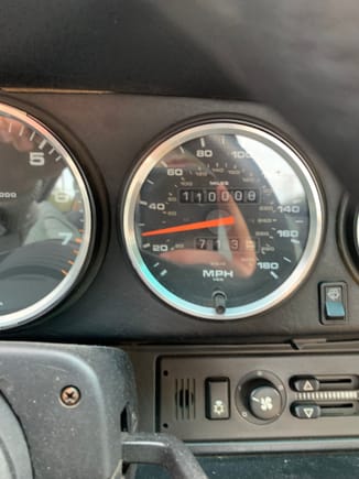 Since we haven’t had rain out here for a couple weeks the 964 has been doing DD duties, and finally hit 110k miles! 