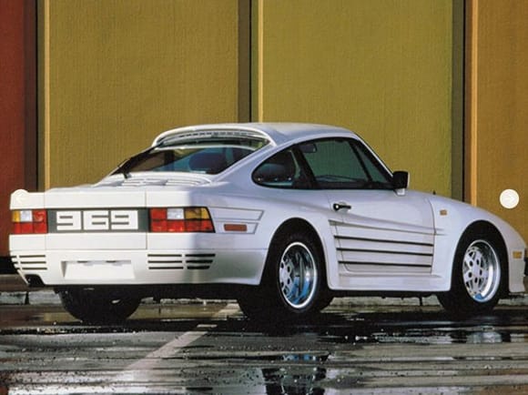 In 1988, Porsche produced a two-door called the 969, based upon the bodystyling of the 911. Intended as the successor to the Porsche 930, the car did not get past the prototype stage.