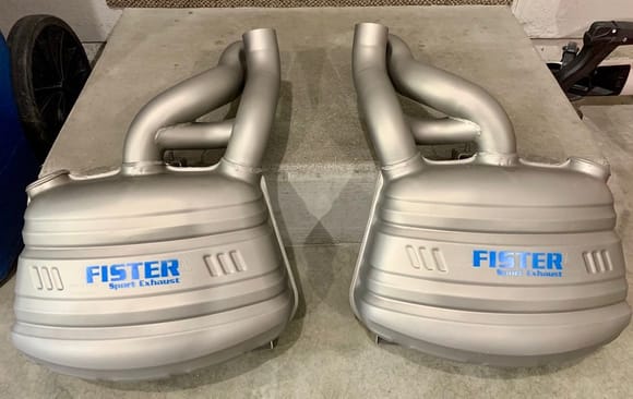 Fister Sport Mufflers - Titanium ceramic coated