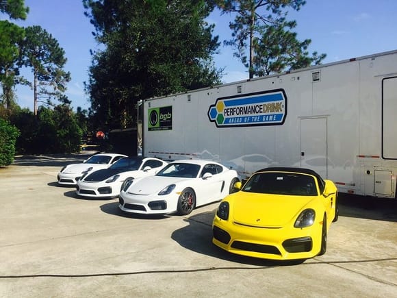 We had a bunch of GT4s in the shop this summer and it was nice to be able to drive different variations of them so feel the power and torque differences.