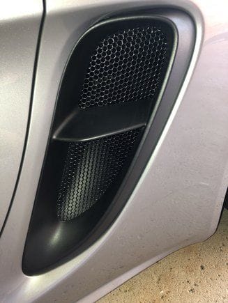 Radiator Grille Store 718 Cayman and Boxster GTS 4.0 side intake grilles 
