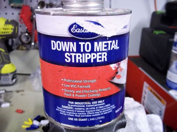 Eastwood's excellent Stripper for powder coatings