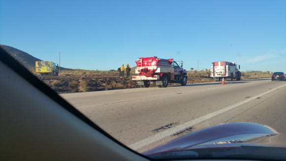 The fire chokepoint on I-15