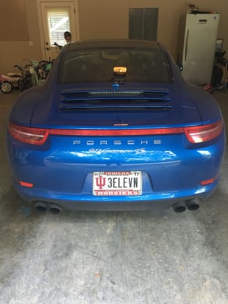 People are confused by my plate. "Isn't that a 911?" Yes, but I'm a devoted Excitable One for my favorite band of 26 years: 311.  Silly I know, but it makes me happy.