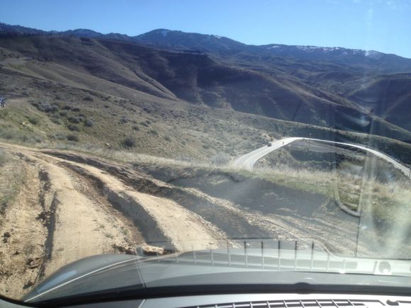 A few ruts.