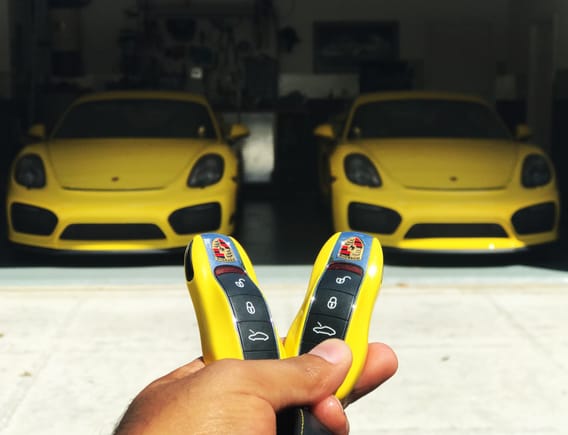 Two Racing Yellow GT4s with painted keys :)...my buddy and I with essentially the exact same spec...

IG: the_radonculous