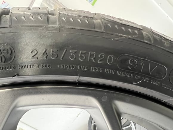 Front Tire Size.