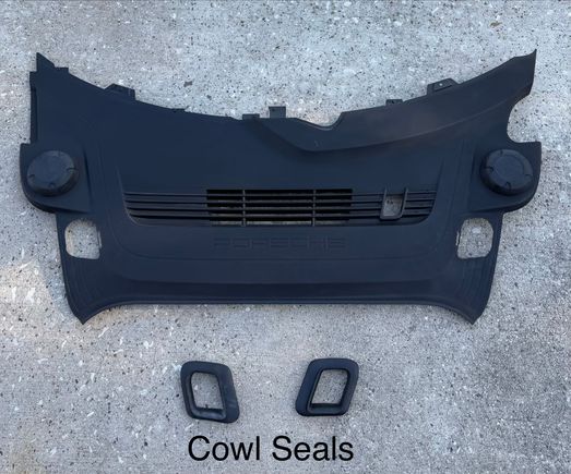 Cowl Seals and Battery Cover