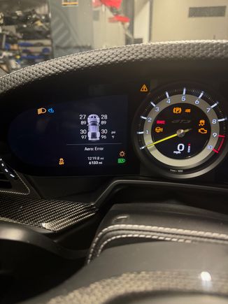 tire pressures and temps in RS track display.  