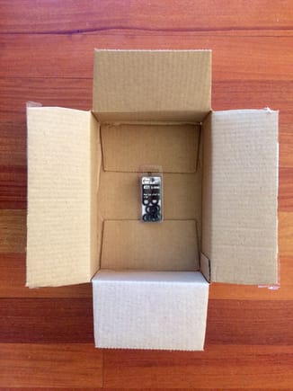 Thanks for the big box for a tiny package.

