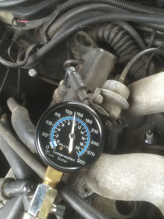 once I got her running I did a compression test, although the engine was cold when I did this, all 4 were around 135-140psi