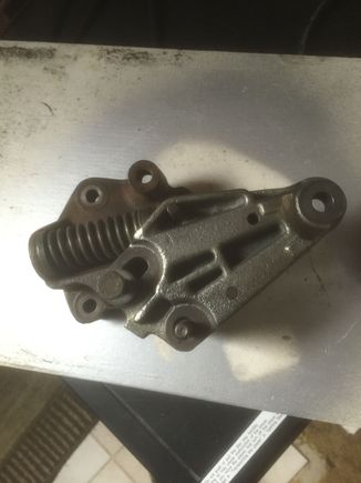 the roller on this tensioner was so shot you could spin it in your hand and it would just keep spinning, I don't think this was EVER changed!