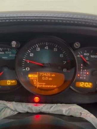 After engine started 