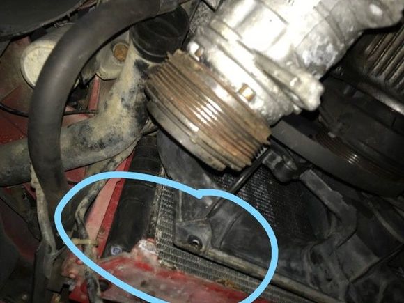 Compressor away and fan can be removed at corner