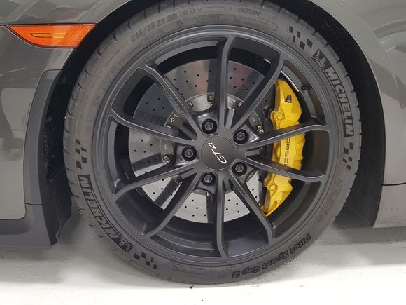 Gratuitous shot of some reeeeally big brakes!