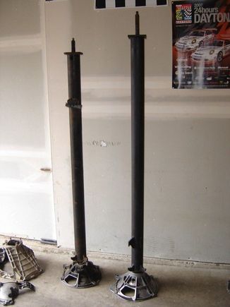 968 Torque Tube on left, 951 on right