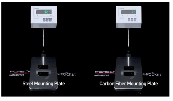 Weight Comp: Steel Mounting Plate VS Upgraded Carbon Fiber Mounting Plate