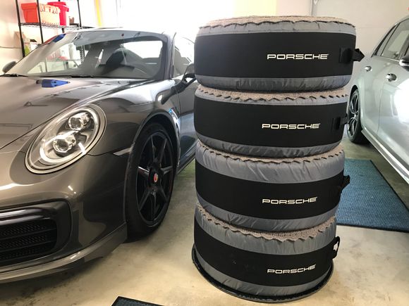 winter wheels now ready for storage