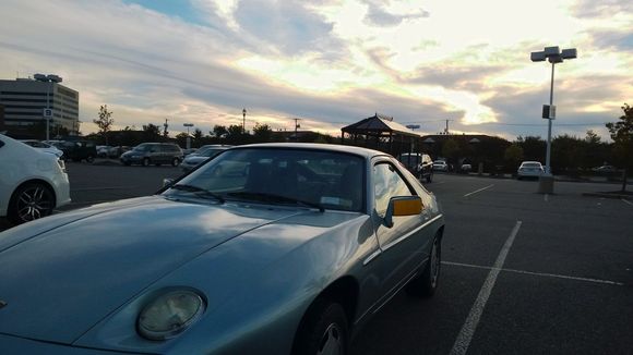 Wegman's parking lot after long long drive