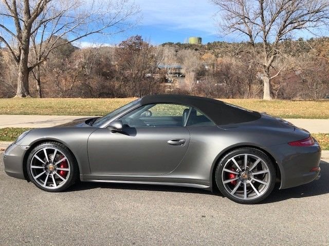 2014 Porsche 911 - 2014 911 Carrera 4S Cabriolet:   Fantastic condition, low miles, ready for new owner - Used - VIN WP0CB2A99ES154198 - 32,850 Miles - 6 cyl - AWD - Automatic - Convertible - Gray - Durango, CO 81301, United States