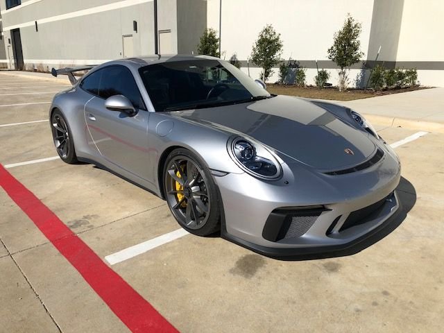 2018 Porsche GT3 - Excellent 2018 GT3 4.0/ Manual - Used - VIN WP0AC2A90JS174919 - 4,900 Miles - 6 cyl - 2WD - Manual - Coupe - Silver - Dallas, TX 75209, United States