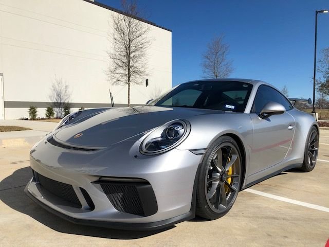 2018 Porsche GT3 - Excellent 2018 GT3 4.0/ Manual - Used - VIN WP0AC2A90JS174919 - 4,900 Miles - 6 cyl - 2WD - Manual - Coupe - Silver - Dallas, TX 75209, United States