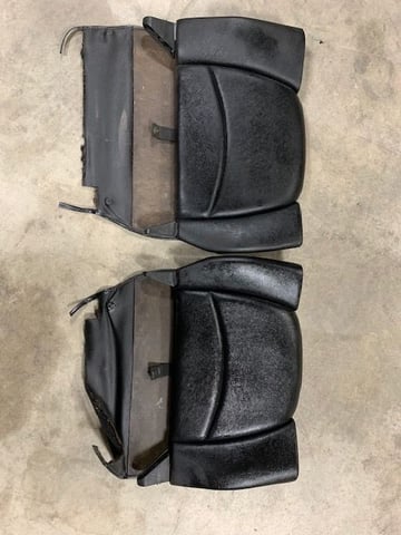 Interior/Upholstery - Black Rear Seat Backs 993 - Used - Dallas, TX 75205, United States