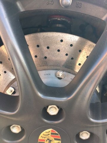 Brakes - PCCB Rotors from 07 GT3 Good used condition - Used - 2007 to 2012 Porsche GT3 - Sparks, NV 89431, United States