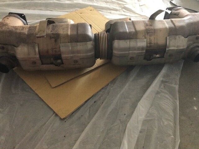 Engine - Exhaust - OEM 997.1 Turbo Exhaust and Tips - Used - 2007 to 2009 Porsche 911 - Boston, MA 02135, United States