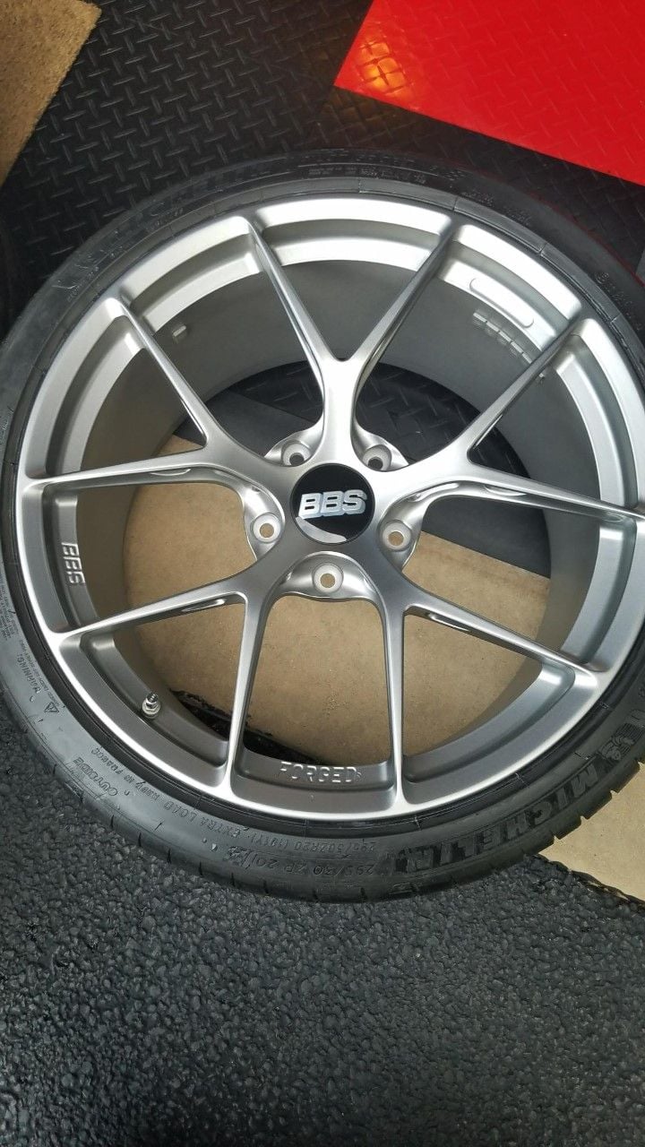 Wheels and Tires/Axles - Complte set | BBS FI-R Wheels | Michelin Pilot Sport 4S and | TPMS - Used - 2016 Porsche Cayman GT4 - 2016 to 2018 Porsche Boxster - Chicago, IL 60120, United States