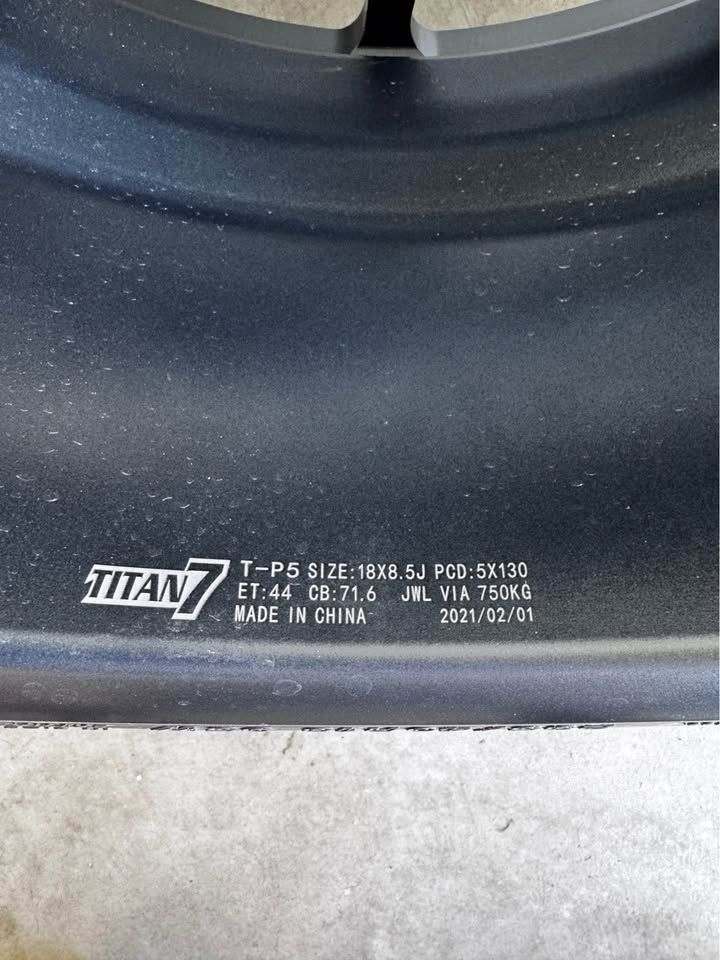 Wheels and Tires/Axles - 18” Titan7 T-P5 Forged Wheels W/Tires - Porsche 993 C2S/C4S/Turbo - New - All Years  All Models - Irvine, CA 92602, United States