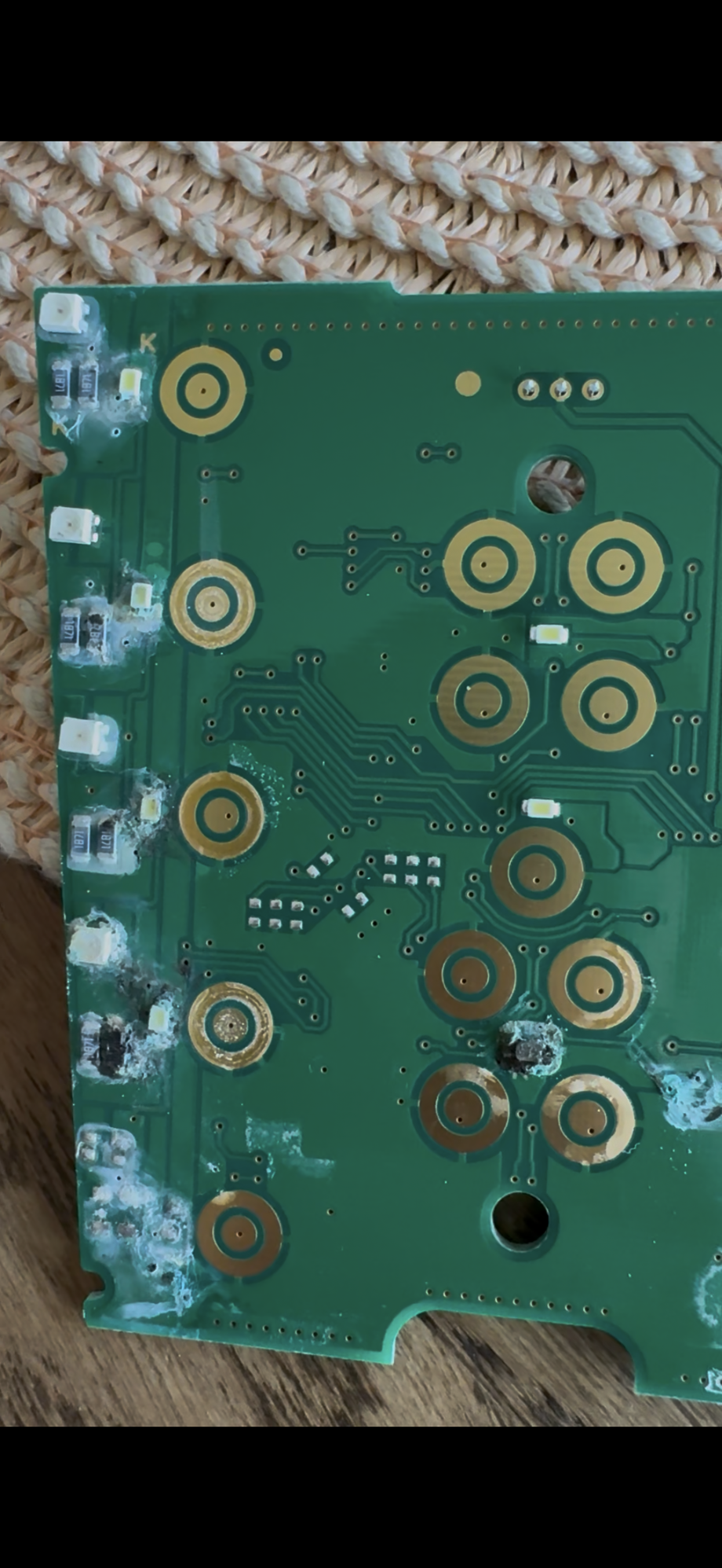 Before cleaning Sport, s+, pasm and tc buttons