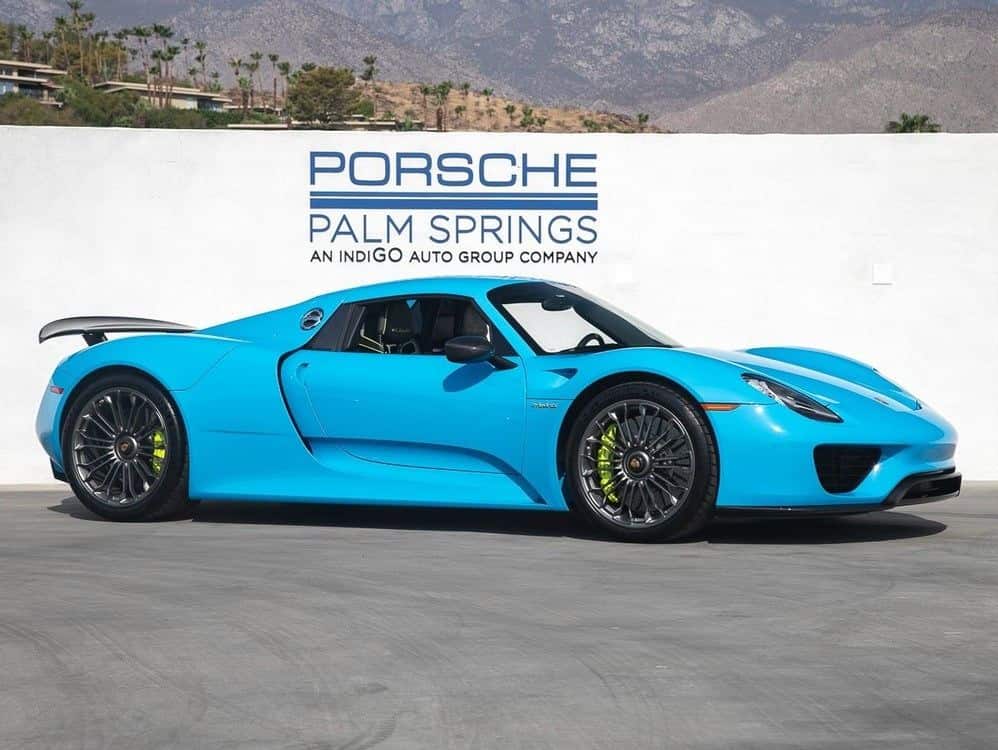 2015 Porsche 918 Spyder - 2015 Porsche 918 Spyder - Used - VIN WP0CA2A18FS800488 - 1,285 Miles - AWD - Blue - Palm Springs, CA 92262, United States